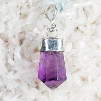 Amethyst Free Form Pendant #3