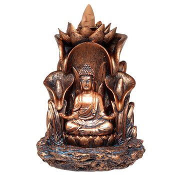 Thai Buddha Lotus Backflow Incense Burner