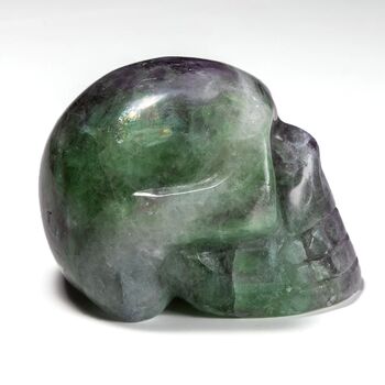 Fluorite Crystal Skull No12