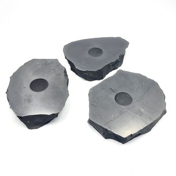 Shungite Stand for Sphere or Egg