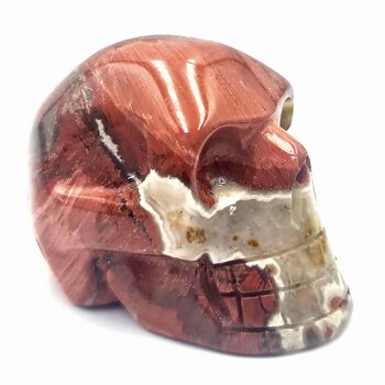 Brecciated Red Jasper Crystal Skull No1