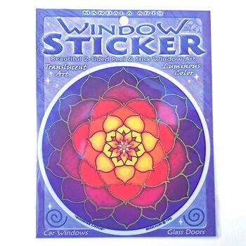 Window Sticker Sunrise Lotus
