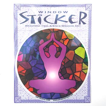 Window Sticker Healing Yoga