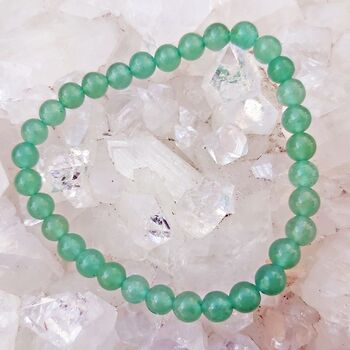 Aventurine 6mm Bead Bracelet