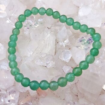 Aventurine 6mm Bead Bracelet