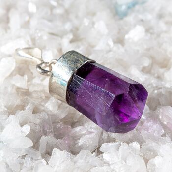 Amethyst Free Form Pendant #24