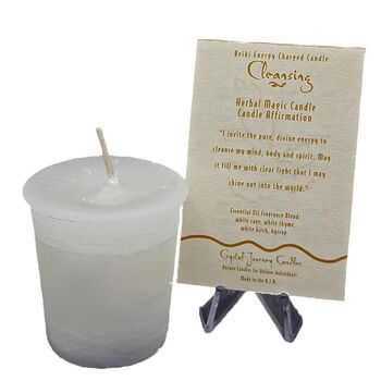 Cleansing Reiki Charged Votive Candle