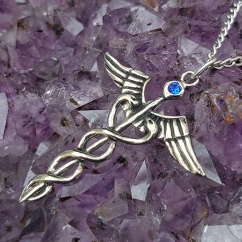 Egyptian Caduceus Pendant