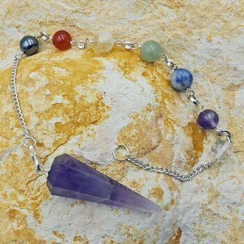 Amethyst Chakra Dowsing Pendulum