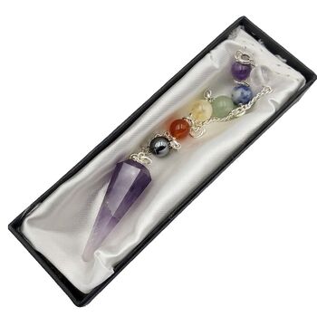 Amethyst Chakra Dowsing Pendulum