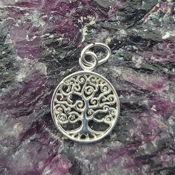 Tree of Life Silver Charm Pendant