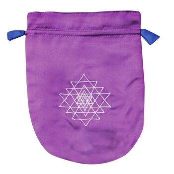 Purple Yantra Shri Yantra Tarot Bag