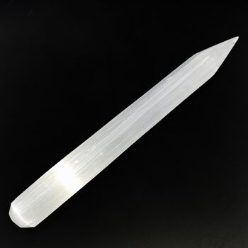 Selenite Pencil Point Wands