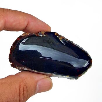 Indonesian Polished Blue Amber No24