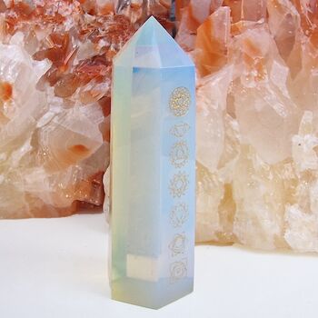 Chakra Symbols Towers of Opalite