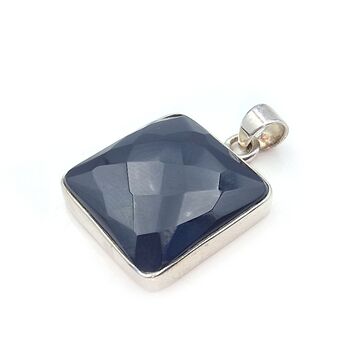 Black Onyx Cabochon Pendant