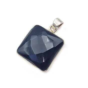 Black Onyx Cabochon Pendant