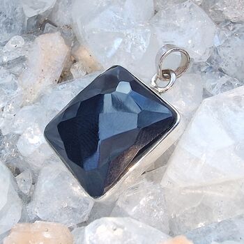 Black Onyx Cabochon Pendant
