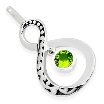 Peridot Infinity Pendant