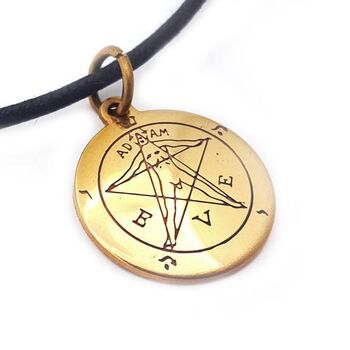Pentacle of Eden Amulet in Brass and Copper
