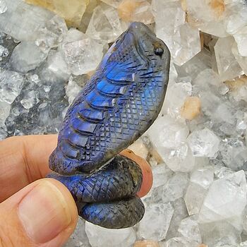 Labradorite Crystal Cobra Snake