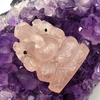 Rose Quartz Crystal Ganesh