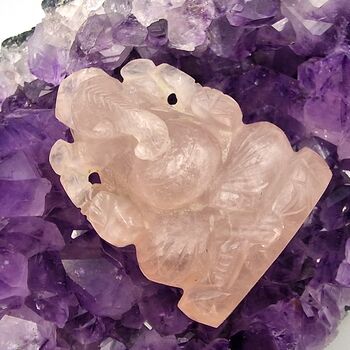 Rose Quartz Crystal Ganesh