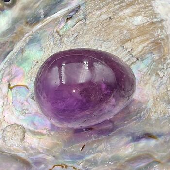 Amethyst Crystal Egg