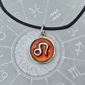 Leo Zodiac Astrology Star Sign Pendant