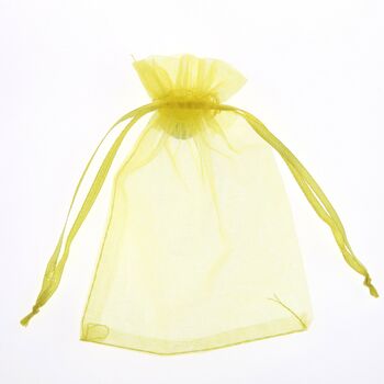 Yellow Organza Pouch