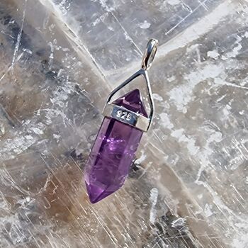 Amethyst Crystal Pendant