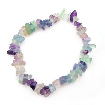 Fluorite Chip Bracelet