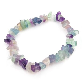 Fluorite Chip Bracelet