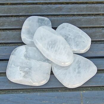 Quartz Crystal Palm Stones