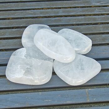 Quartz Crystal Palm Stones