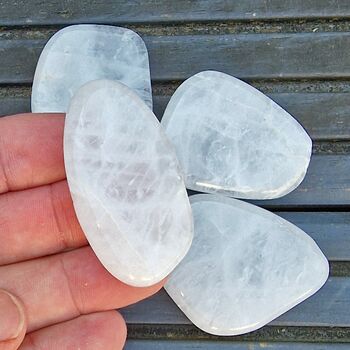 Quartz Crystal Palm Stones