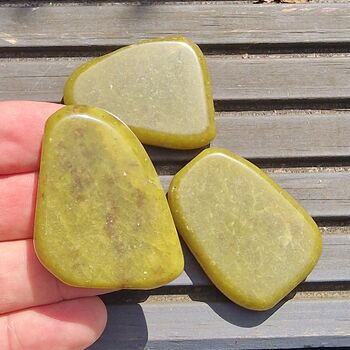 Nephrite Jade Palm Stones