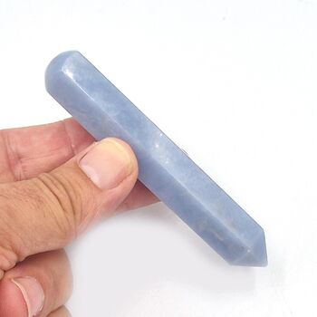 Angelite Crystal Wand 10cm