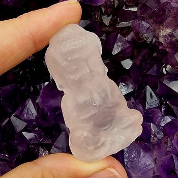 Rose Quartz Buddha