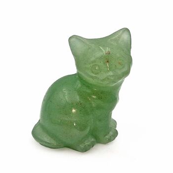 Green Aventurine Cat
