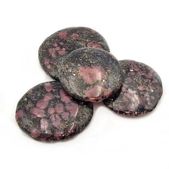 Garnet in Matrix Palm Stone