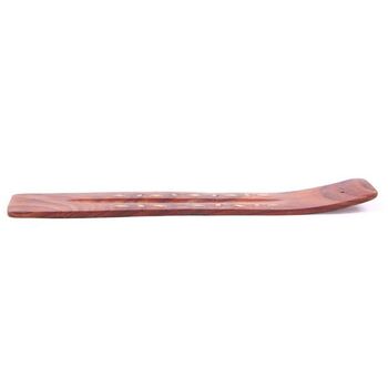 Brass and Wood Plain Ash Catcher