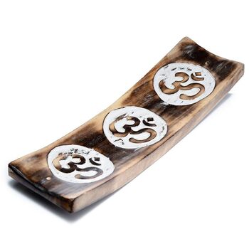 Mango Wood Om Ashcatcher