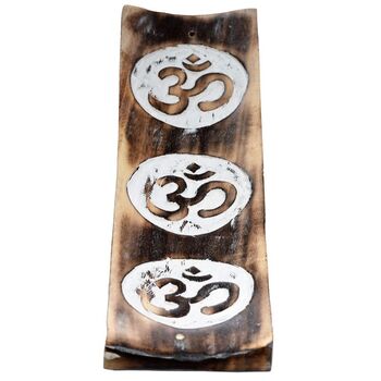 Mango Wood Om Ashcatcher