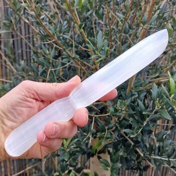 Selenite Athame 25cm Long
