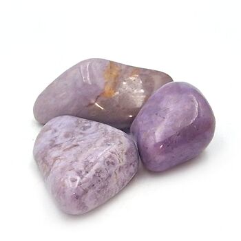 Purple Jade Nephrite Tumble Stones