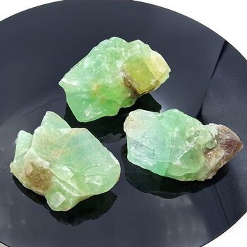 Green Calcite Crystals