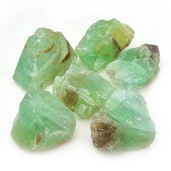 Green Calcite Crystals