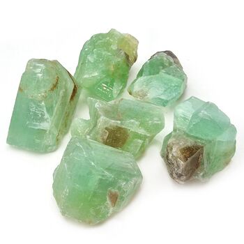 Green Calcite Crystals