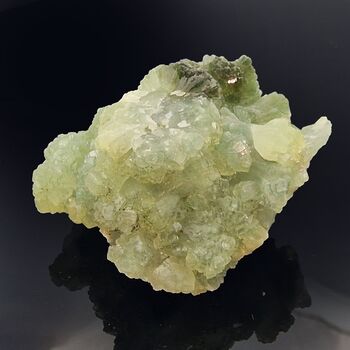 Green Prehnite Crystal Group No4